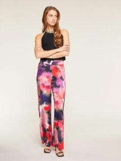 Pantaloni Larghi Fluidi Fantasia Floreale -TraumKleid Verkäufe P230Q102704N0S6 08I high res