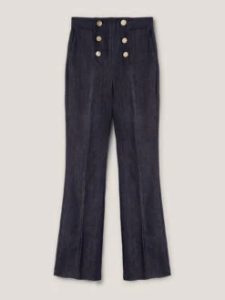 Jeans Flare A Vita Alta Con Motivo Bottoni -TraumKleid Verkäufe P532Q002536N034 12S high res