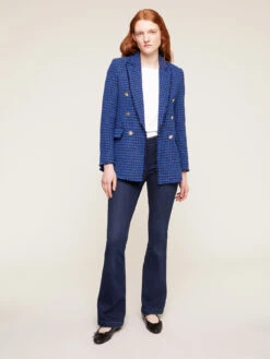 Giacca Over Doppiopetto In Tweed -TraumKleid Verkäufe Q440Q100446N0V4 11I high res