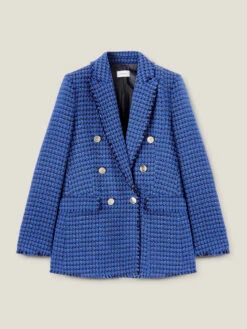 Giacca Over Doppiopetto In Tweed -TraumKleid Verkäufe Q440Q100446N0V4 12S high res