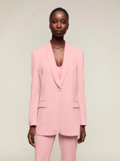 Blazer Lunga Monopetto Tinta Unita