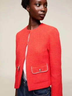 Giacca Corta In Tweed Con Tasche -TraumKleid Verkäufe Q495Q000429N016 08I high res