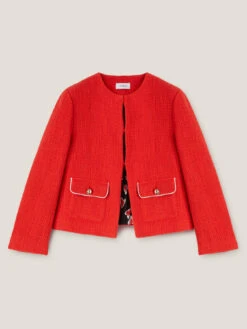 Giacca Corta In Tweed Con Tasche -TraumKleid Verkäufe Q495Q000429N016 12S high res