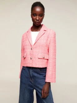 Giacca Corta In Tweed