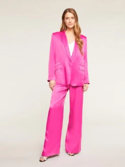 Giacca Blazer In Raso