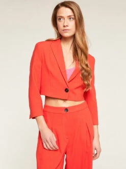 Giacca Spencer In Tela