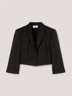 Giacca Spencer In Lino Viscosa -TraumKleid Verkäufe Q516Q100486N033 09S high res