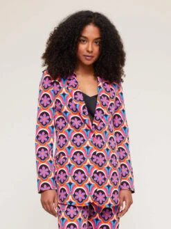 Giacca Blazer Fantasia Mattonella