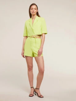 Giacca Corta In Lino Cotone Con Lacci -TraumKleid Verkäufe Q524Q000501N005 08I high res