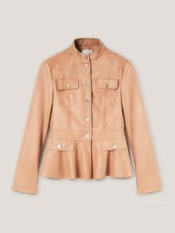 Giubbotto In Similpelle Effetto Peplo -TraumKleid Verkäufe R080Q000773N012 08S high res