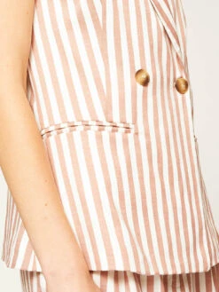 Gilet Lungo Doppiopetto A Righe -TraumKleid Verkäufe R108Q000831N0V2 06I high res