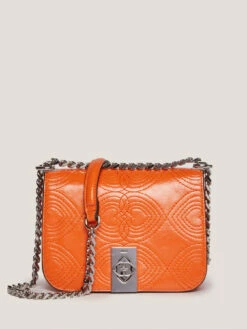 Mini City Bag In Similpelle Ricamata