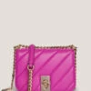 Mini City Bag In Similpelle Effetto Quilted