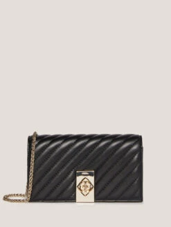 Wallet Bag In Similpelle Effetto Quilted