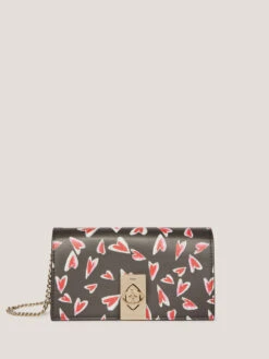 Wallet Bag In Similpelle Fantasia Cuori