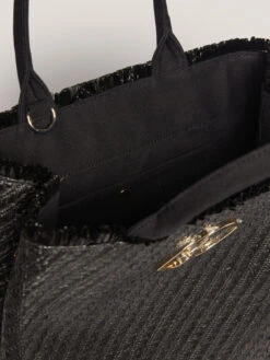 Tote Bag In Rafia Con Manici In Ecopelle -TraumKleid Verkäufe Z280E201365N033 10S high res